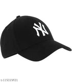 Stylish cotton baseball cap with embroidered net pattern, made in India