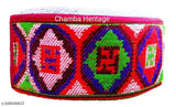 Woolen unisex Himachali cap, traditional self-designed topi from India