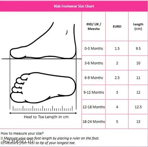 Red velvet embellished EVA kids shoes, casual style for parties (0-4M - 12M)