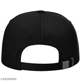 Modern men caps combo set of 2 adjustable cotton, solid color for party, wedding, casual or formal occasions. Made in India