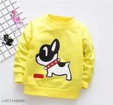 DIACHA cotton boys winter sweatshirt with printed dog design, best fit for kids aged 3-7