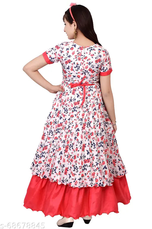 Red cotton blend boys frock and dress, short sleeves, printed net pattern, single size, 3-4 years, ethnic Indian outfit