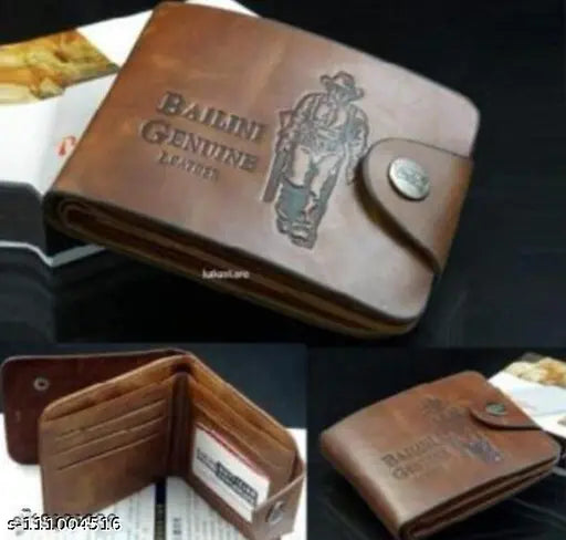 Fashionable PU mens wallet, solid net, 5 compartments, free size (10cm x 12cm), trendy accessory from India