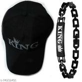 Black cotton baseball caps (2pcs) with net pattern, DCMR ENTERPRISES brand, adjustable fit, unisex design - perfect for summer, great gift option