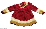 Baby girl high neck wool sweater dress set with pyjama cap & booties, soft wool, winter essential