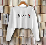 Printed cotton women's tunic top, full sleeves & round neck - Modern western style, Biowash fabric, India origin