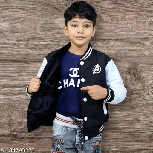 Colorblocked polyester boys jacket, long sleeves with mesh inserts and side pockets. Ideal for chilly season wear for kids aged 4-9 years. Made in India
