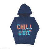 Cotton sweatshirt for kids (7-8 years), round neck, ribbed full sleeves, light winter wear, printed pattern from AR Kids, India