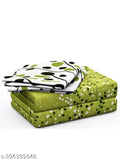 100% pure cotton double bed sheet set in white, includes 2 pillow covers and measures 90x100 inches