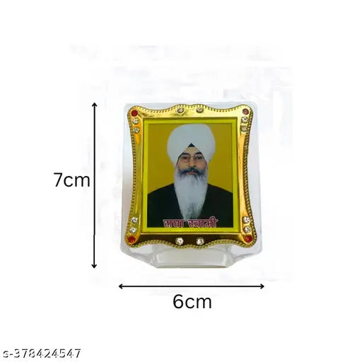 Indian 6cm/7cm Radha Swami Beas Guru Ji religious idol figurine for car or home office