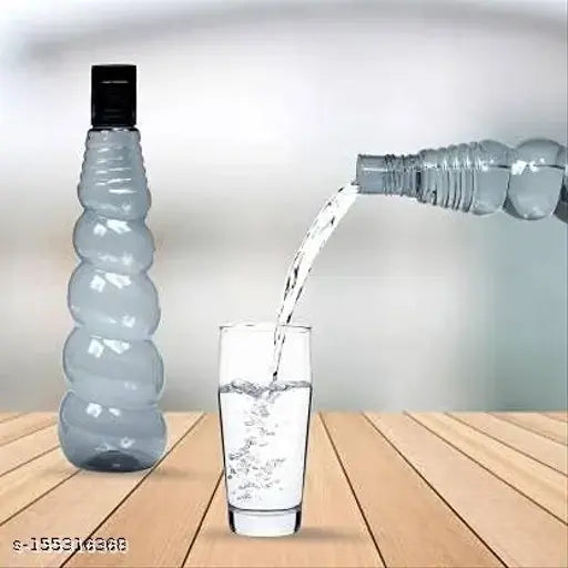 Unbreakable and leak-proof multicolor 1000ml plastic water bottle set for fridge, office, sports, school, gym, yoga - ideal for everyday use