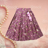 New kids cotton lehenga choli set, floral printed lehenga and fancy blouse for young girls (1-10 years), India