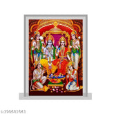 Multicolor Acrylic Ram Darbar idol for car dashboard, home decor, pooja room, study table, office desk