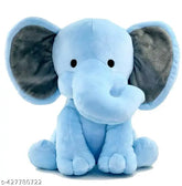 Blue stuffed elephant plush toy, MR. PAL TEDDY, kids home decor (30 cm)