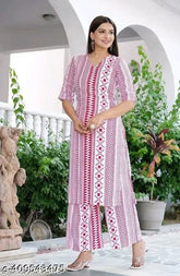 Women's printed cotton kurta palazzo set, vibrant pattern and short sleeves, comfortable for everyday wear, lightweight Indian fashion