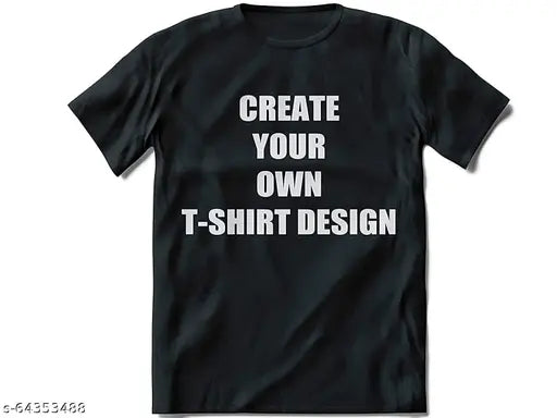 Personalized round neck cotton T-shirt with custom printed photos, half sleeve, for men & women, great for special occasions like birthdays, anniversaries, holidays, etc
