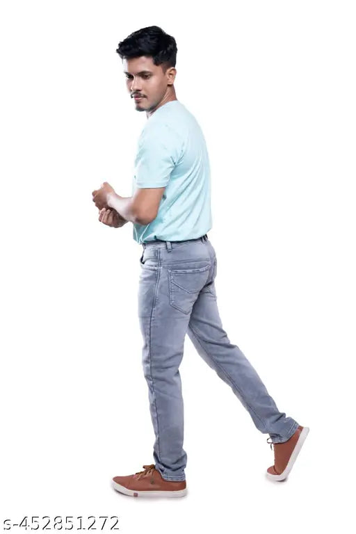 Denim men's jeans, dyed/washed, sizes available from 28 to 40 inches