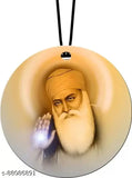 Guru Nanak Dev Ji car hanging, Indian-made positive dashboard figurine for meditation room or gift