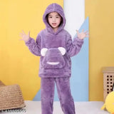 Woolen winter wear for kids (5-6yrs), solid pattern, imported from India