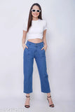 Denim ST FIT jeans by 4005Fashion, size 28-36 with visible zip, Made in India