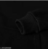 Olive cotton printed sweatshirt for kids and teens with one pocket, ideal for cozy winter outings