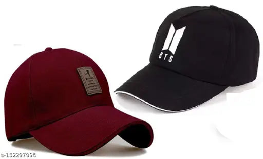 Stylish BTS and classic Edixo cotton adjustable cap for men and boys, self-designed one size cap from India