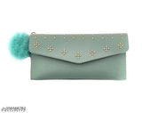 Embellished free-size PU ladies clutch, India origin