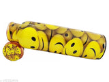 Copper Water Bottle Meena Smile Print, yellow, 1 liter. Handcrafted, leak-proof, durable design, made in India. Perfect for daily use and a great gift idea