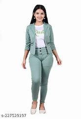 Mint green dress pack: 3 fashionable pieces for girls aged 4-16 years, solid top and bottom, made in India