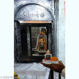 Medium white poly resin Ceramic Shri Baba Mahakal Idol, handcrafted Shiv 3D model of Baba Mahakaaleshwar, made in India