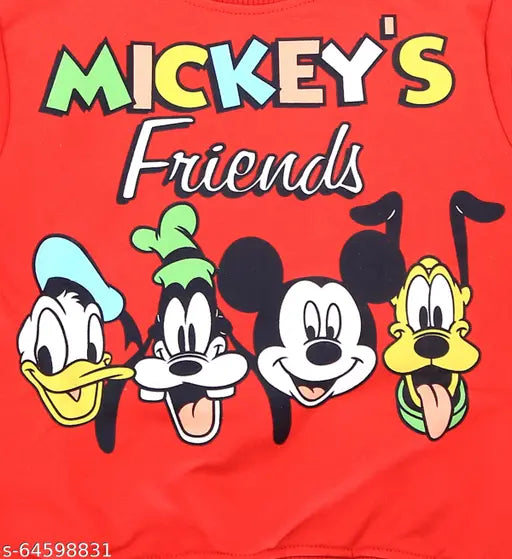 Indian-made Disney Boys Graphic Print Full Sleeve Cotton Sweatshirt - Cute graphic print on long sleeves sweatshirt for kids aged 2-9