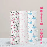 100% Muslin cotton baby swaddlers pack of 2 (floral pattern), soft and breathable, made in India