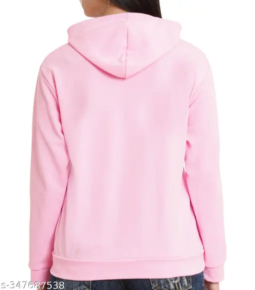 Cotton blend girl's sweatshirt and hoodie with printed pattern, suitable for 12-16 years