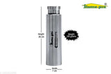 Silver double-wall vacuum thermosteel water bottle by Homepro, leak-proof and high-quality stainless steel design for hot/cold beverages on the go
