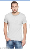 Comfy cotton blend men's t-shirt, self-design pattern, short sleeves - India