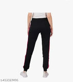 Women's maxi Lycra joggers, double net folding - stylish, comfortable workout wear from India