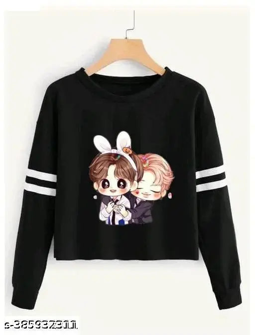 Cotton blend digital print women's top combo, long sleeves, perfect for everyday casual wear in a range of sizes (S-XXL). Made from premium 180 GSM cotton fabric with bio-washed comfort and smoothness. Machine washable. Made in India