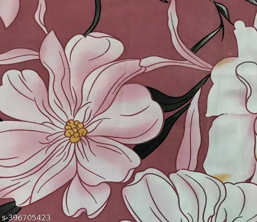 Multicolor cotton floral print 5PC bedsheet set (1King size, 2 pillow covers, 2 cushion covers with filler), superfine quality embroidered bedding for adult use