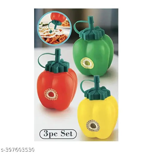 Multicolor portable sauce bottles: 300ml dispenser for ketchup, mustard, vinegar, oil - perfect for kitchen or dining use