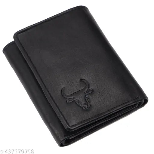 NAPA BLCK leather classic wallet, multiple compartments, free size, aged to perfection