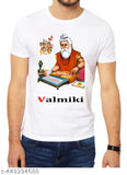 Valmiki microfiber short sleeve t-shirt for men, printed with Indian design