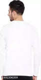 Mens Short-Sleeve Printed Net Polyster T-Shirt (Haff Gautam Budh design), various sizes available - India origin