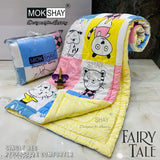 Soft cotton blend reversible single comforter, ideal for beautiful rooms & gifting, lightweight A/C friendly