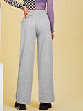 Solid grey cotton pyjamas and lounge pants for women - Kotty, comfortable loungewear from India