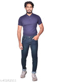 Denim dyed/washed men's jeans - L,Zard regular fit, cotton-crafted, mid rise for stylish comfort (size 28/30/32/34/36)