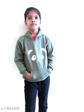 Aqua blue wool sweatshirt & hoodie for girls (India), self-designed, long sleeves, sizes from 3-4yrs to 11-12yrs