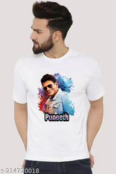 Pure polyester printed men's t-shirts by Puneet Appu, Indian origin