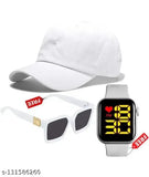 White cotton baseball cap, self-designed square pattern, Indian origin