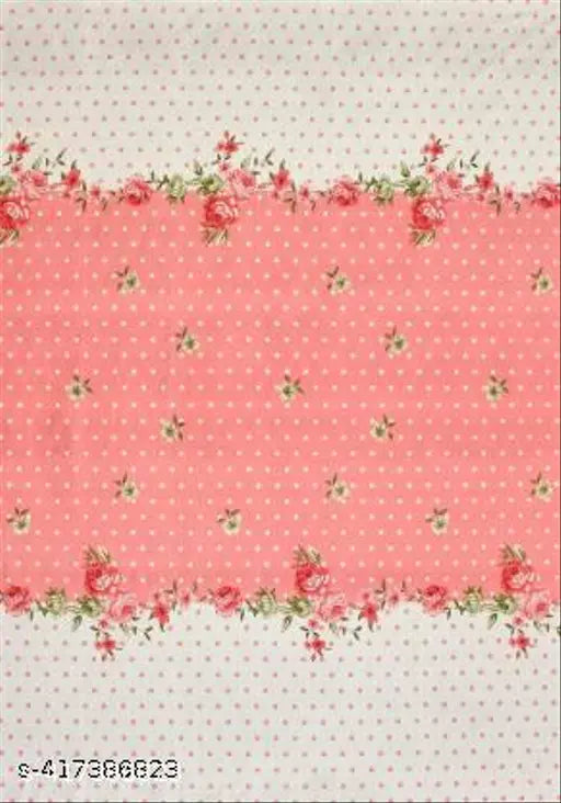 Glace cotton floral single size bedsheet with pillow cover, elastic fitted for up to 6 inches mattress - Decorhut FABS durable and easy-care bedding for summer