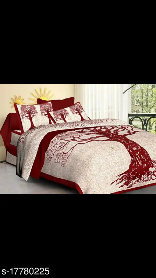 Indian Jaipuri cotton bedsheet - soft, breathable and comfortable